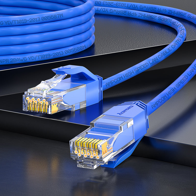 AMPCOM Cat6 28AWG UTP Patch Cable, Ultra-Slim, LSZH, für die Verkabelung von Rechenzentren mit hoher Dichte