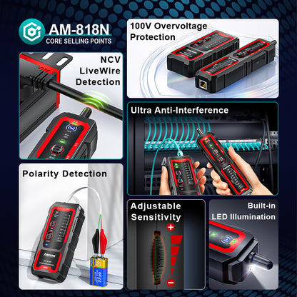 AMPCOM AM-818 Störwiderstand Multifunktions Netzwerkkabel Tracker