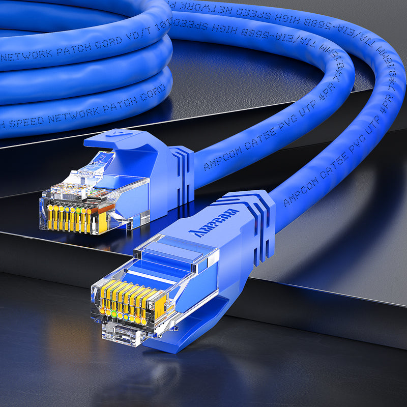 AMPCOM CAT5e Unshieldet (UTP) PVC Netzwerk Patch Kabel für Zuhause oder Rechenzentrum