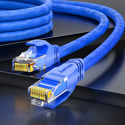 AMPCOM CAT5e Unshieldet (UTP) PVC Netzwerk Patch Kabel für Zuhause oder Rechenzentrum