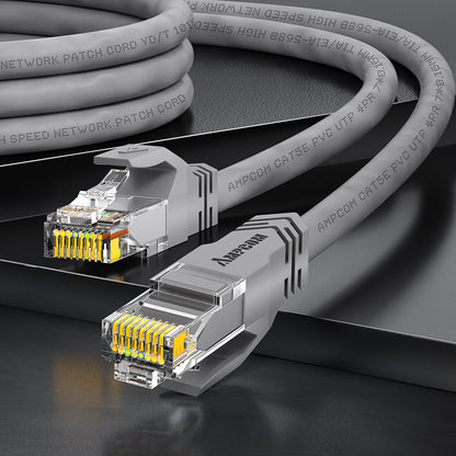 AMPCOM CAT5e Unshieldet (UTP) PVC Netzwerk Patch Kabel für Zuhause oder Rechenzentrum