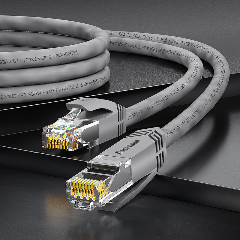 AMPCOM CAT6a 24AWG UTP LSZH Netzwerk Patch Kabel für Datenzentrum Verkabelung oder Überwachungssystem Verkabelung