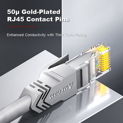 AMPCOM CAT5e Unshieldet (UTP) PVC Netzwerk Patch Kabel für Zuhause oder Rechenzentrum