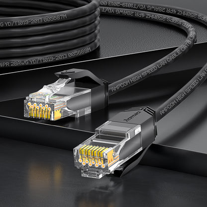 AMPCOM Cat6 28AWG UTP Patch Cable, Ultra-Slim, LSZH, für die Verkabelung von Rechenzentren mit hoher Dichte